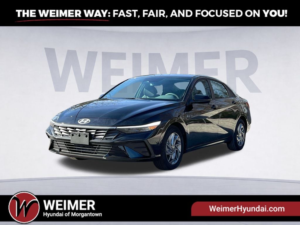 New 2025 Hyundai Elantra Hybrid Blue - photo - 0